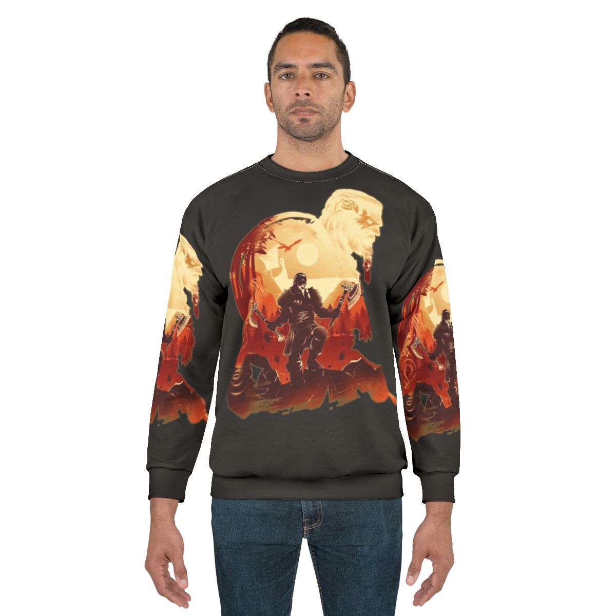 Valhalla Adventure Sweatshirt featuring Eivor from Assassins Creed Valhalla