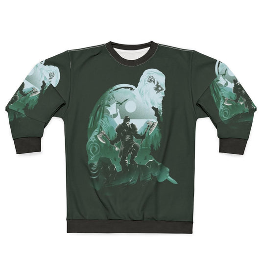 Valhalla Adventure V2 Sweatshirt with Assassin's Creed Valhalla and Norse Mythology Designs