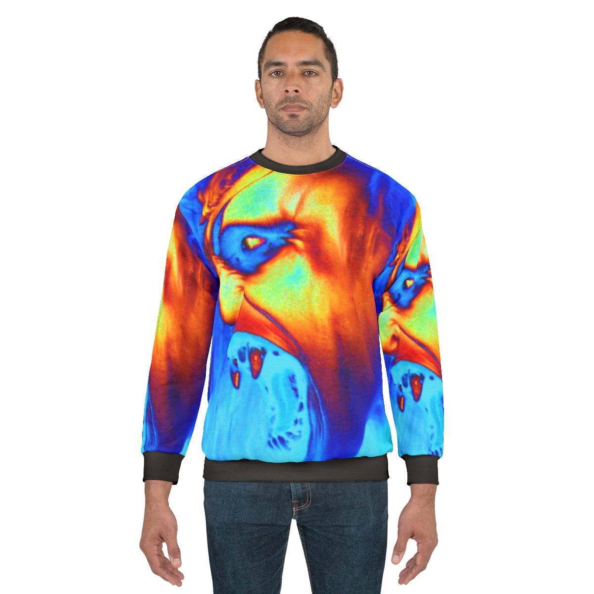 Vampire Sweatshirt with Moody Fantasy Patterns