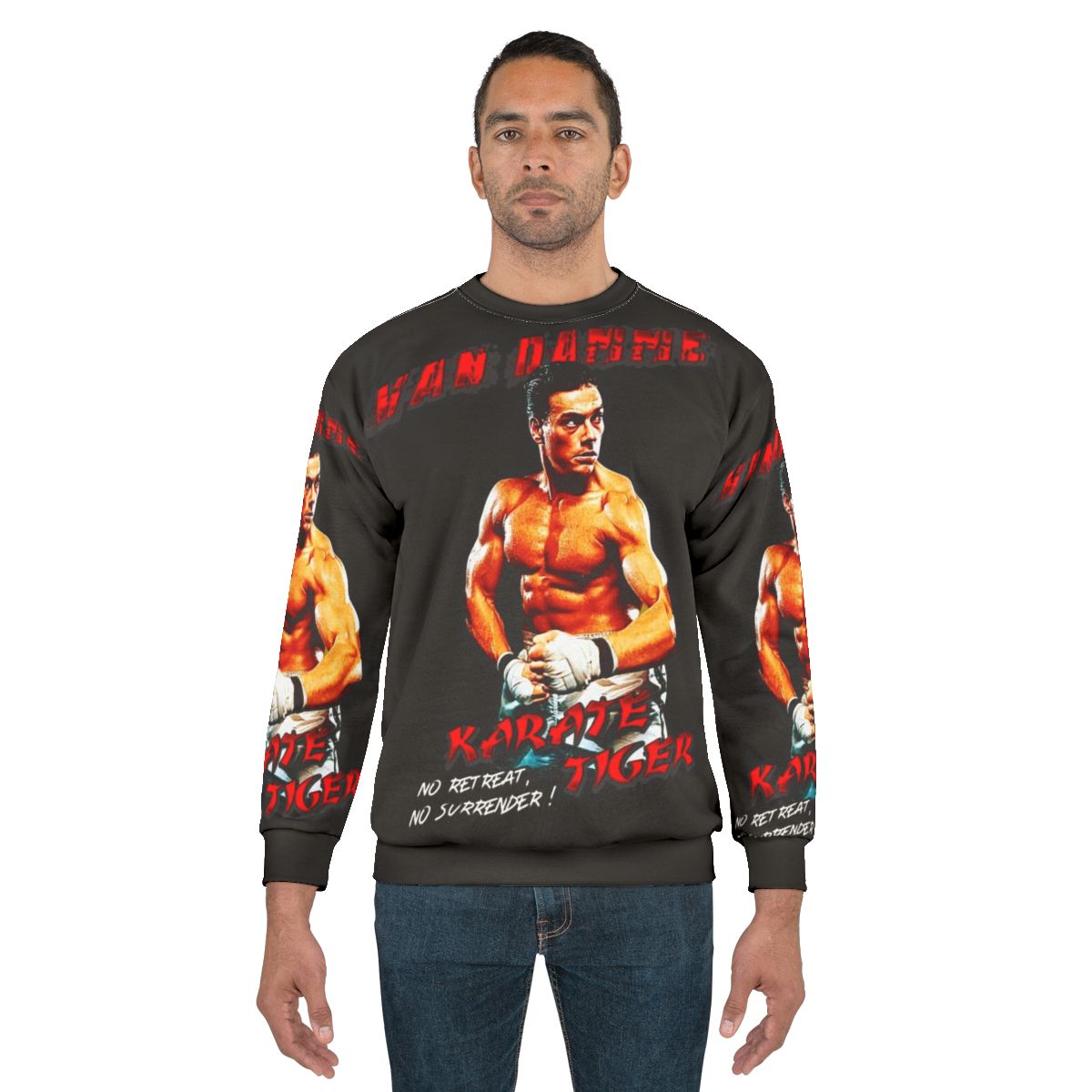 Jean Claude Van Damme Karate Tiger Sweatshirt