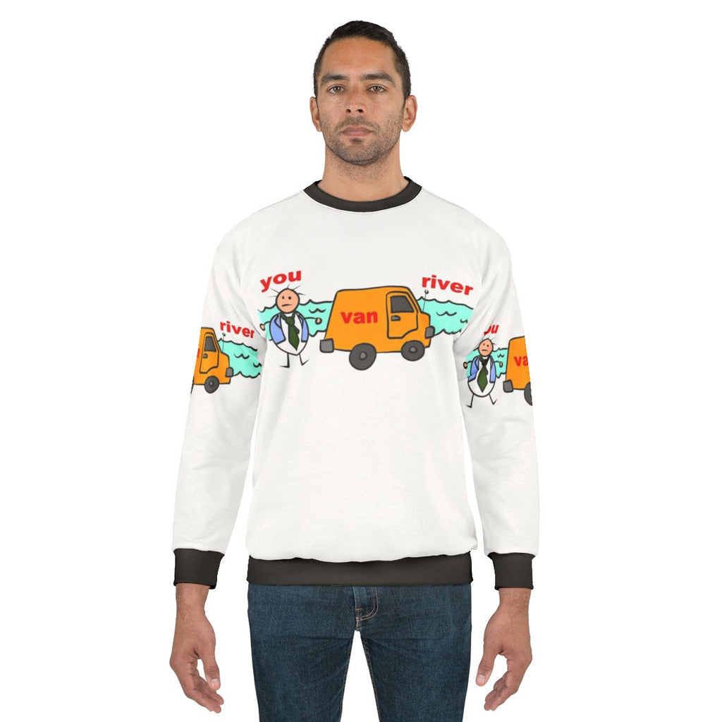 Chris Farley "Van Down By The River" Motivational Speaker SNL 90s Sweatshirt