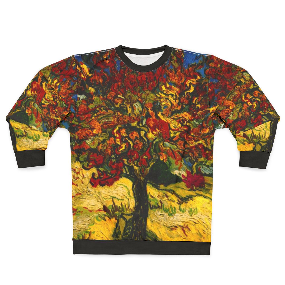 Van Gogh inspired mulberry tree print sweatshirt