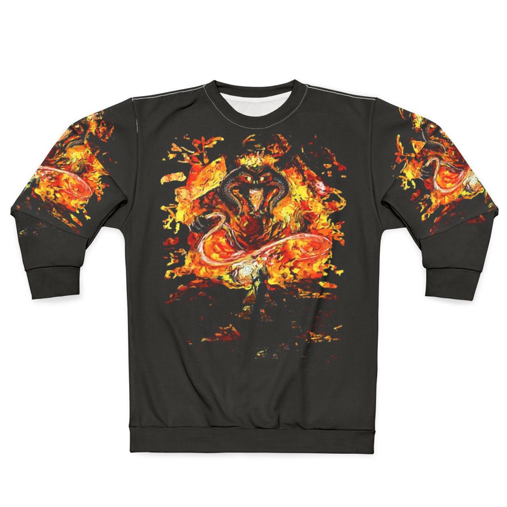 Van Gogh Inspired Tolkien Fantasy Sweatshirt