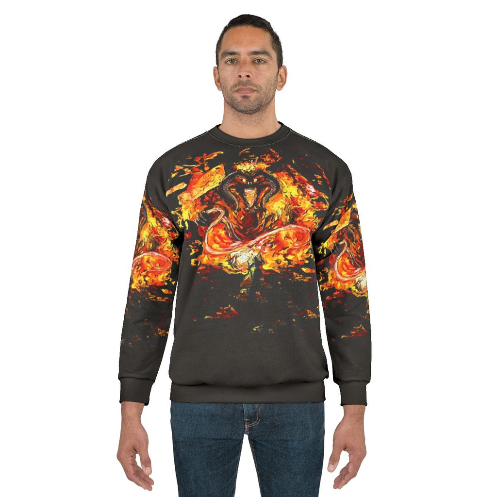 Van Gogh Inspired Tolkien Fantasy Sweatshirt