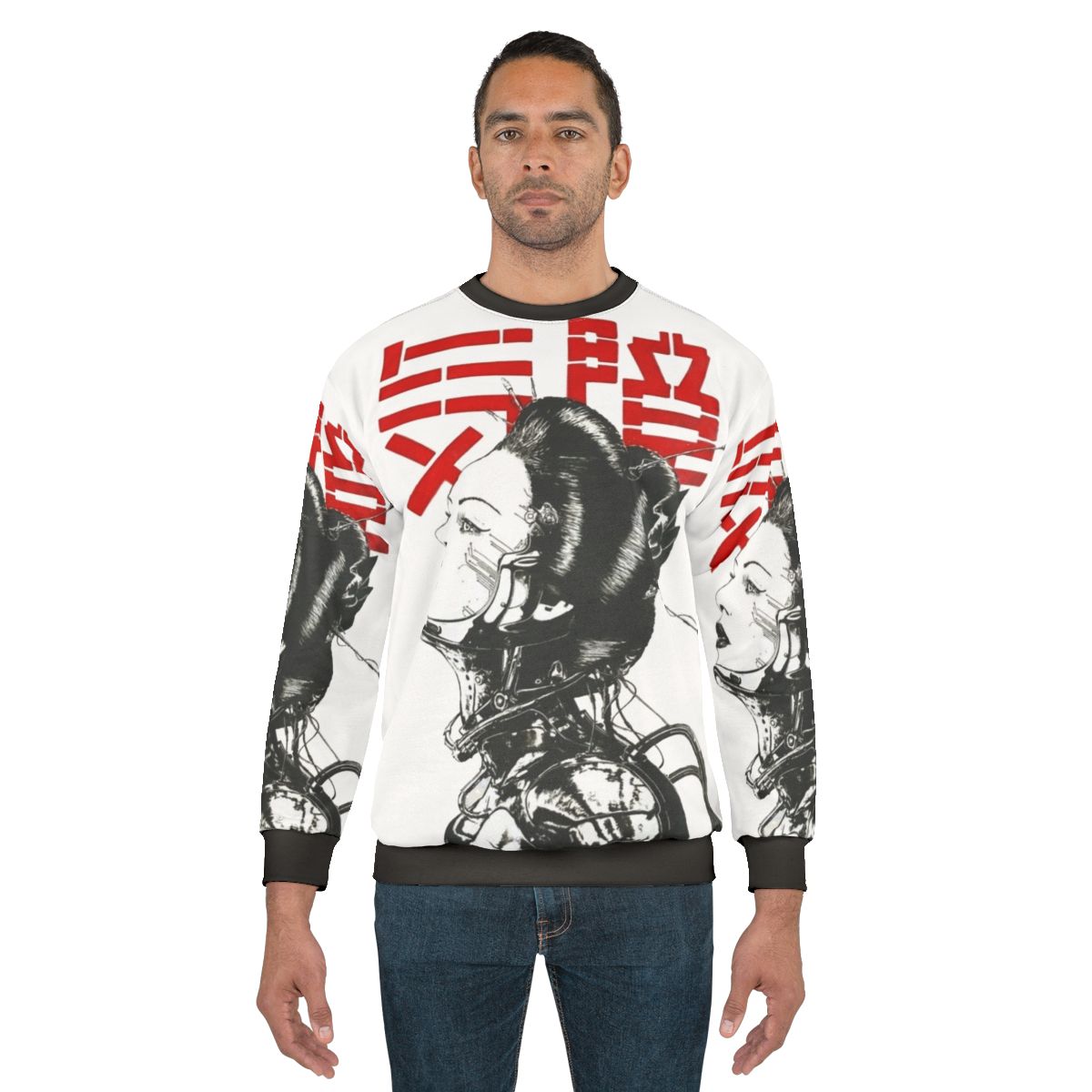 Vaporwave Japanese Cyberpunk Sweatshirt - Futuristic Urban Fashion
