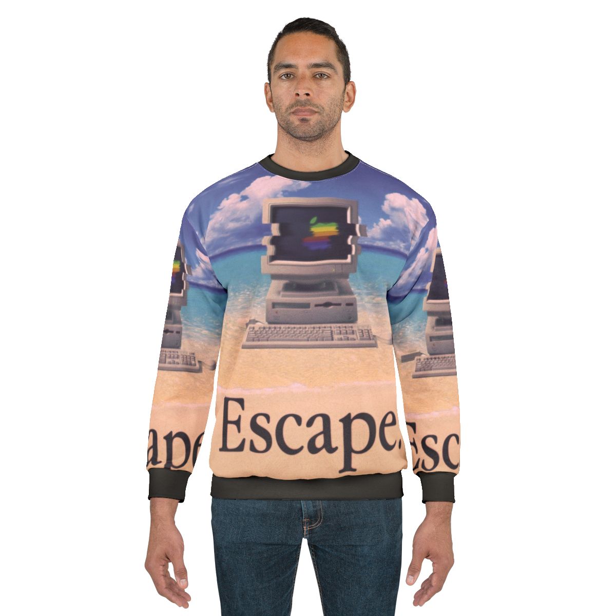 Retro Vaporwave Macintosh Sweatshirt
