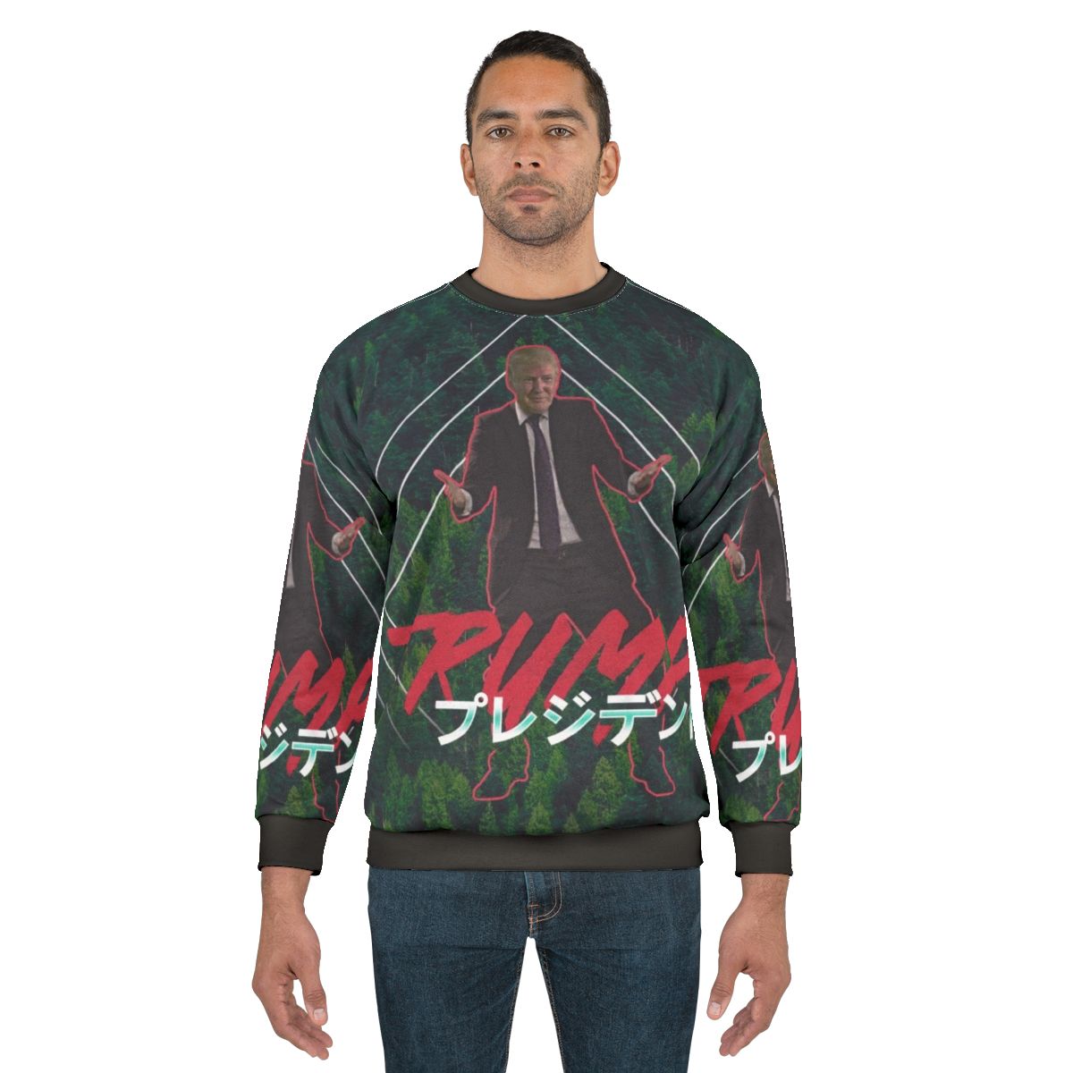 Vaporwave Trump Sweatshirt