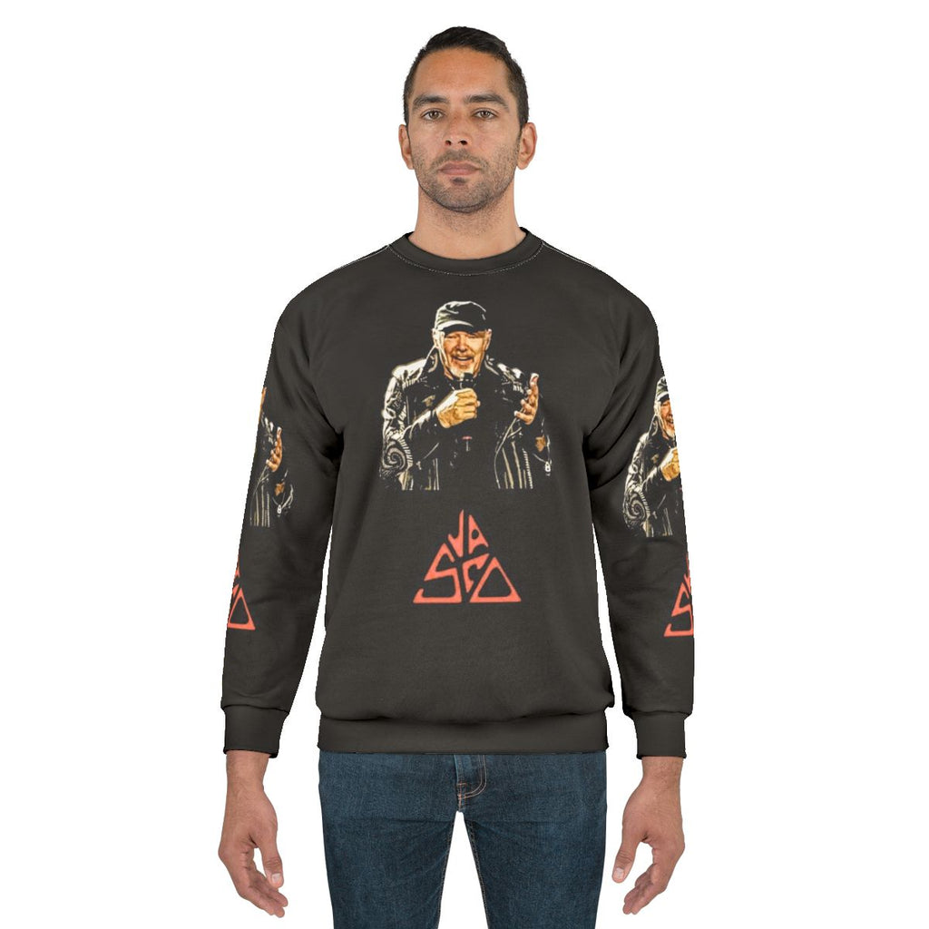 Vasco Rossi Sweatshirt, Italian Rock Band Merchandise