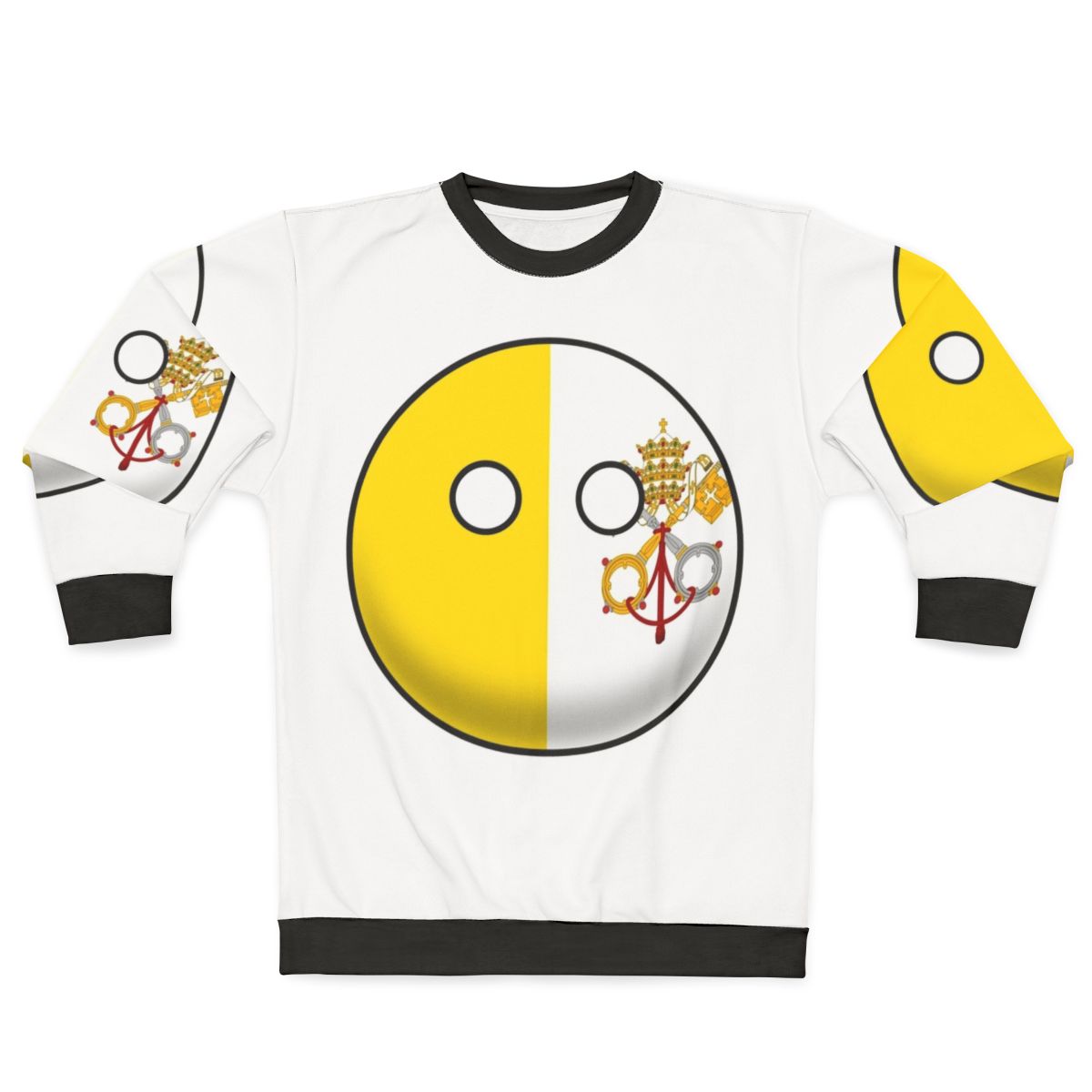 Vatican City Countryball Sweatshirt - Celebrate Your Love for the Holy See