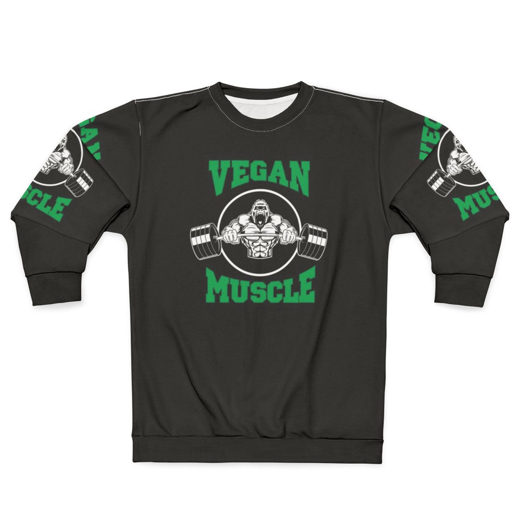 Vegan sweatshirt with plant-based lifestyle design