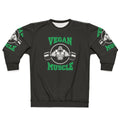 Vegan sweatshirt with plant-based lifestyle design