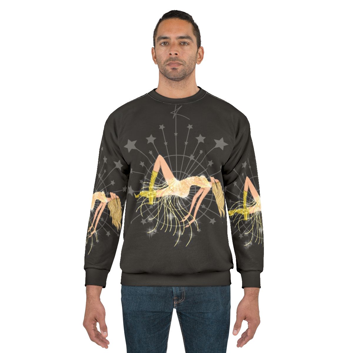 Kylie Minogue inspired Vegas high sweatshirt