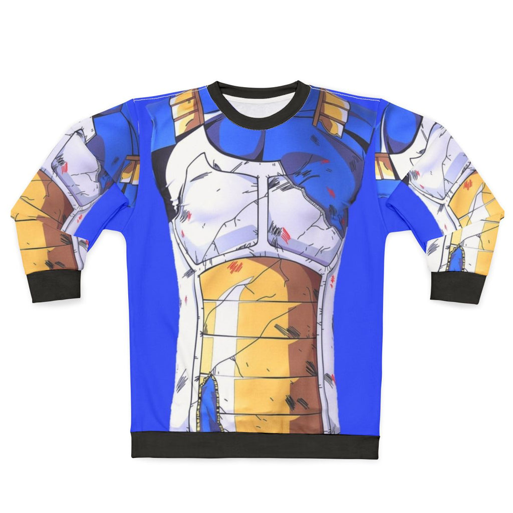 Vegeta's Saiyan Armor Sweatshirt - DBZ Anime Manga Otaku Fashion