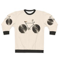 Velophone Sweatshirt featuring music instruments and hipster design
