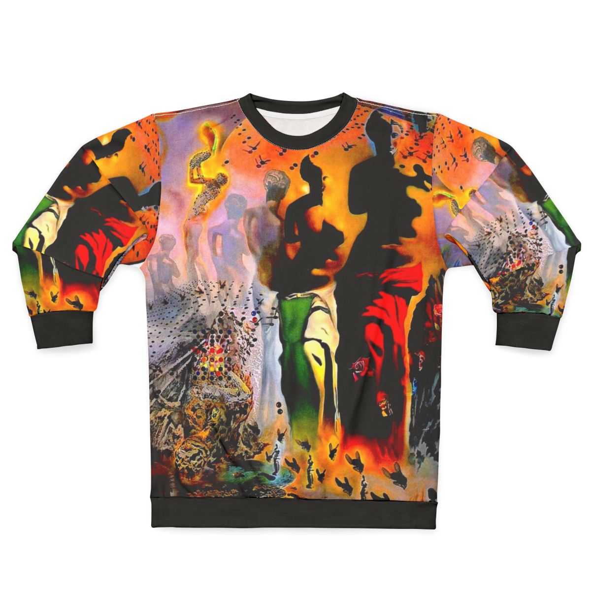Surreal abstract vintage art sweatshirt featuring the iconic Venus de Milo statue