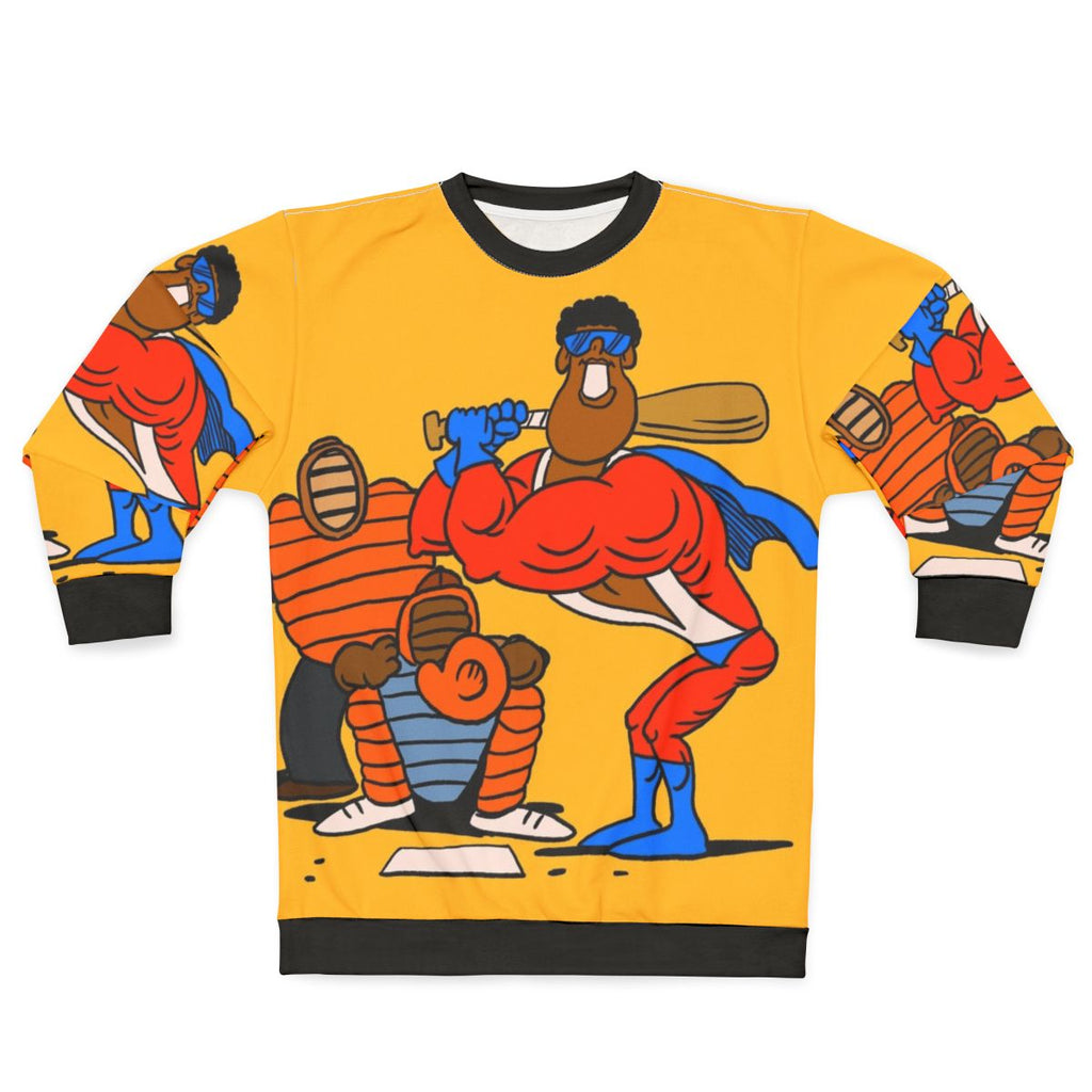 Vintage Verb Baseball Superhero Sweatshirt
