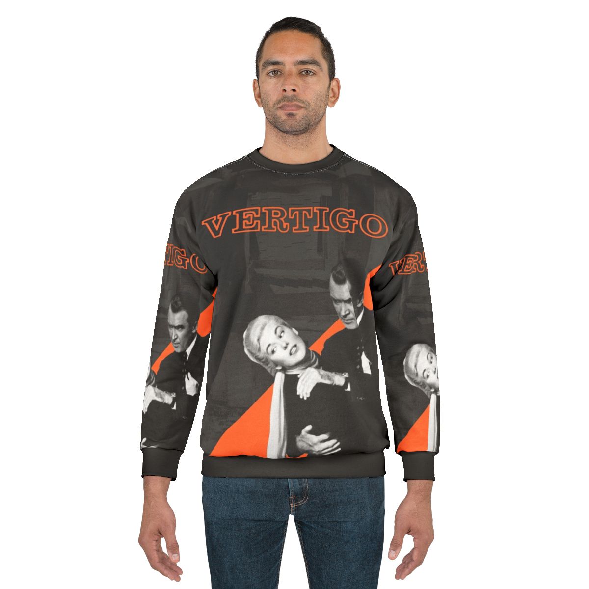 Alfred Hitchcock's Vertigo thriller movie sweatshirt