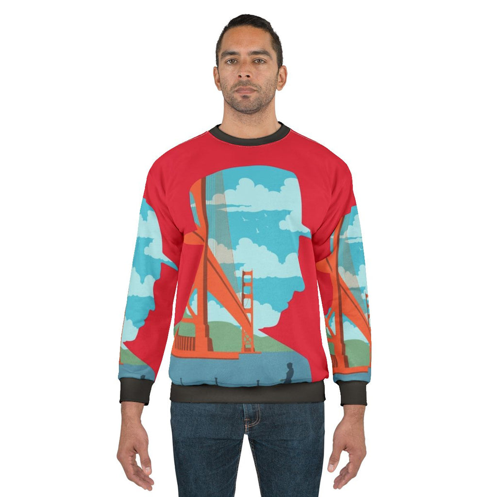 Vertigo movie art inspired minimalist thriller sweatshirt