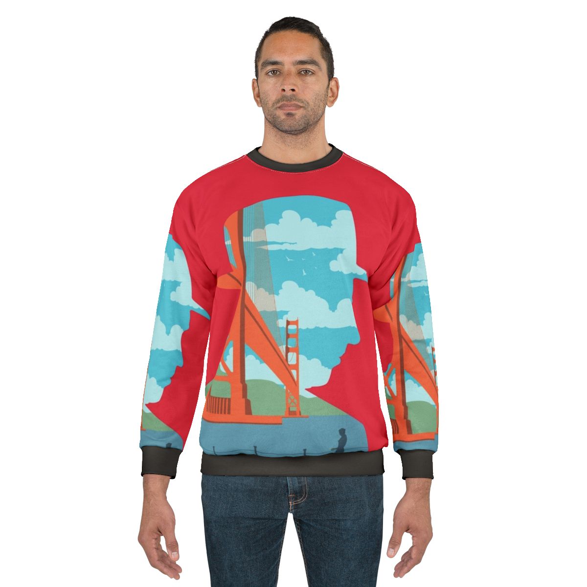 Vertigo movie art inspired minimalist thriller sweatshirt