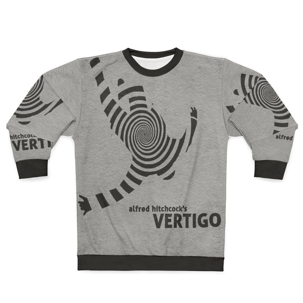 Vertigo Classic Movie Sweatshirt with Alfred Hitchcock and Film Quote