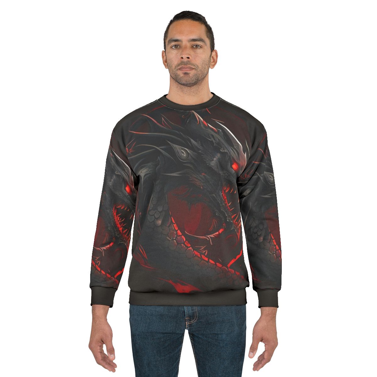 Enchanting Dragon Sweatshirt with Mythical Creature Design