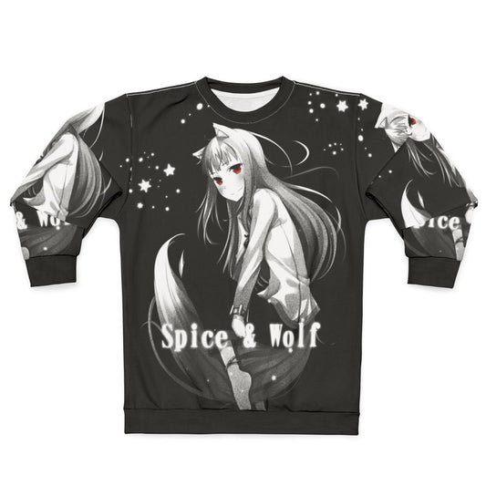 Proud Wolf Nuar Night Sweatshirt with anime design