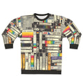Vintage VHS sweatshirt with bold typography and retro pop culture design