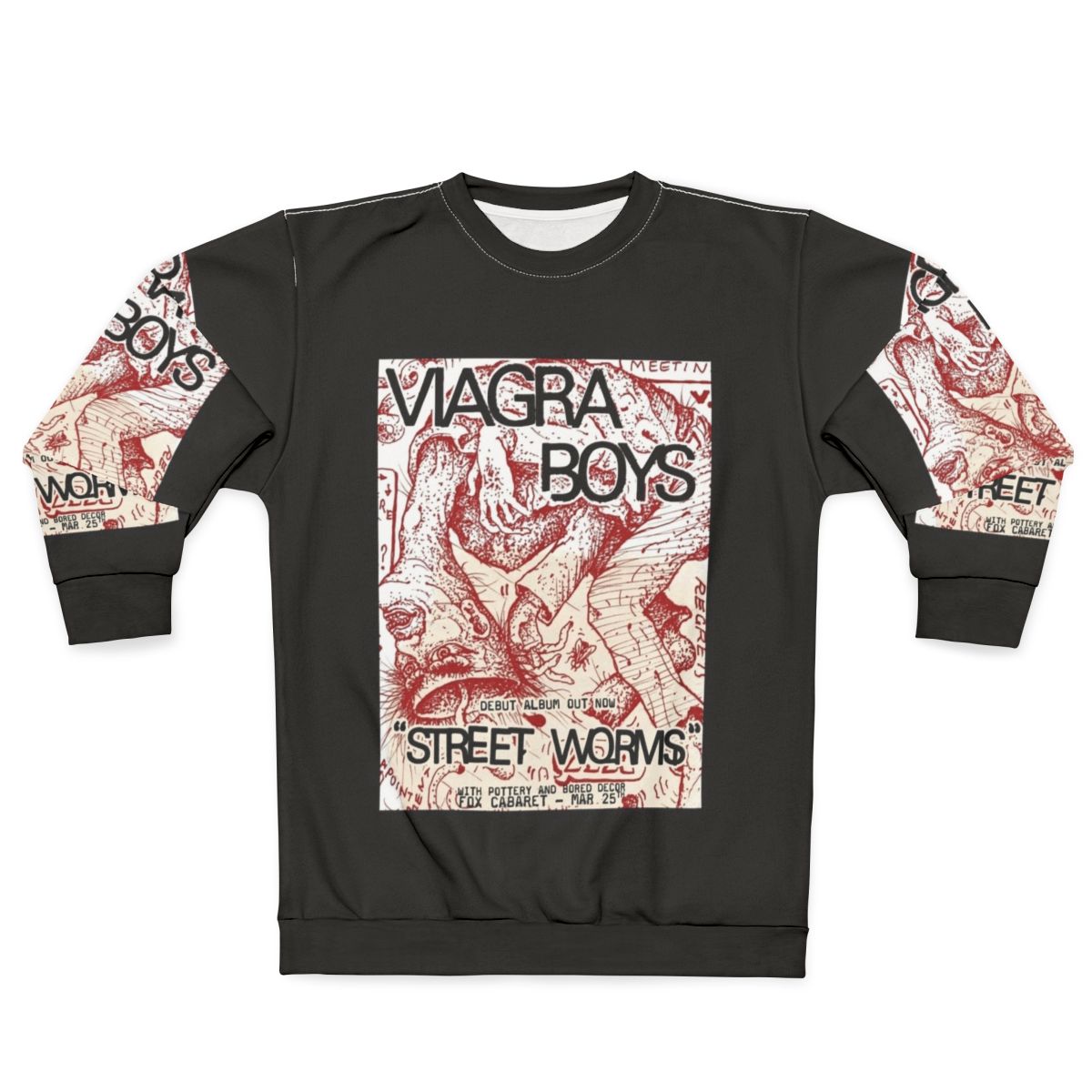 Viagra Boys "Street Worms" Punk Band Sweatshirt
