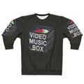 Retro video music box microphone sweatshirt