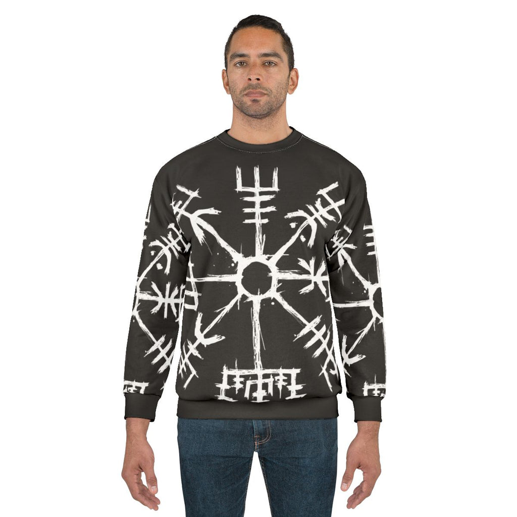 Viking Compass Vegvisir Sweatshirt - Norse Mythology Clothing