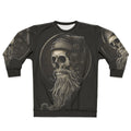 Vintage Viking Skull & Beard Headphone Sweatshirt