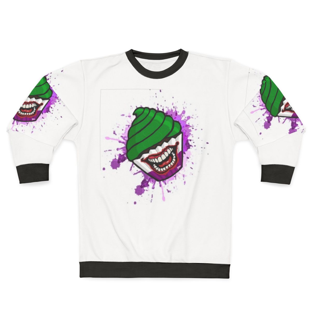 Villain Cupcake Sweatshirt with Cute and Funny Design
