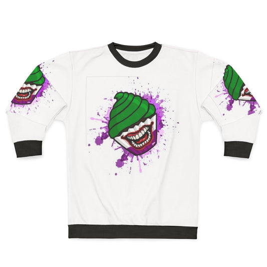 Villain Cupcake Sweatshirt with Cute and Funny Design
