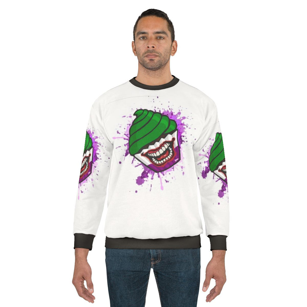 Villain Cupcake Sweatshirt with Cute and Funny Design