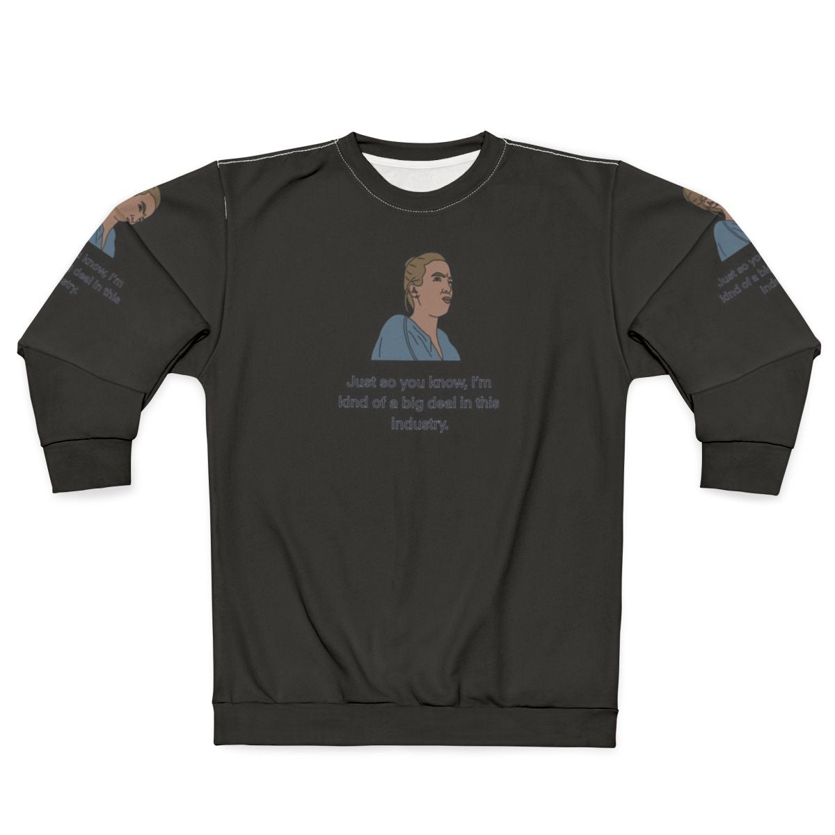 Villanelle Big Deal Oversized Sweatshirt with Killing Eve Inspired Design