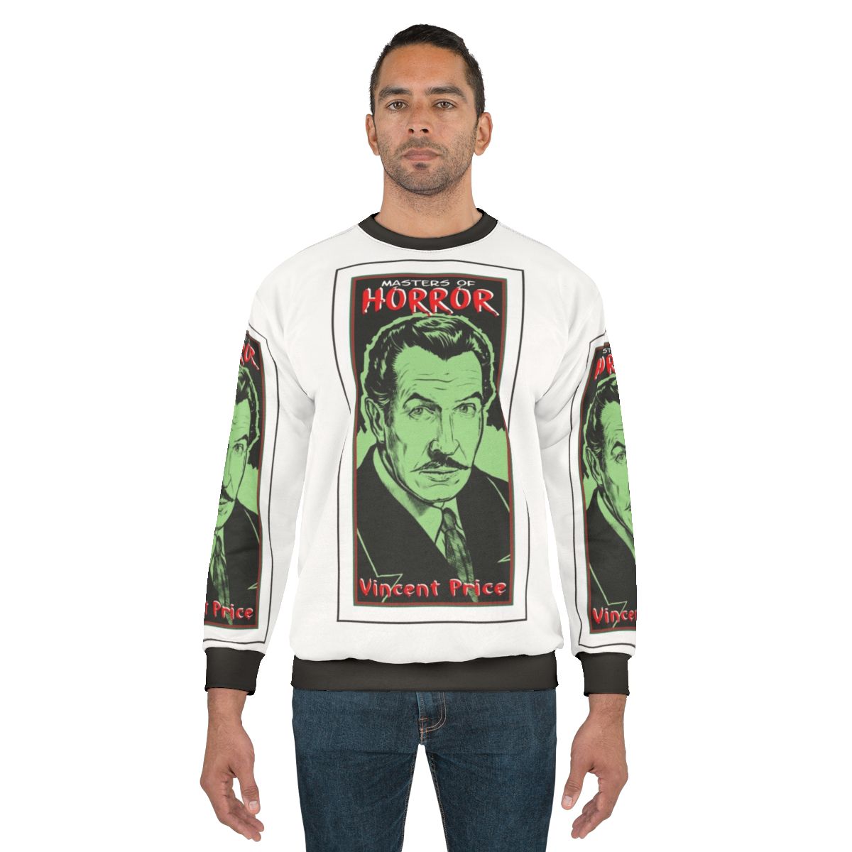 Vintage Horror Icon Vincent Price Sweatshirt