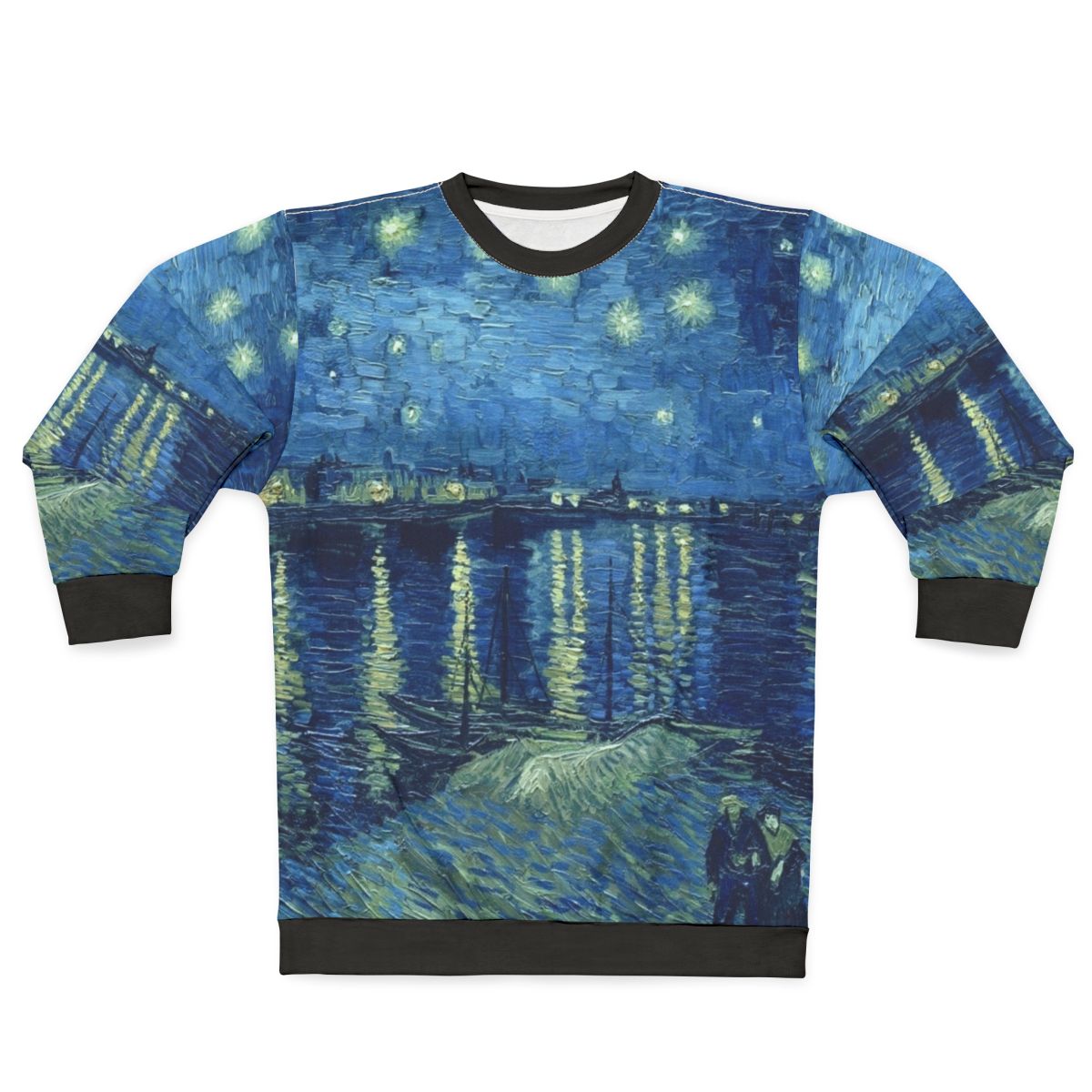 Vincent Van Gogh's Starry Night Over The Rhone Sweatshirt