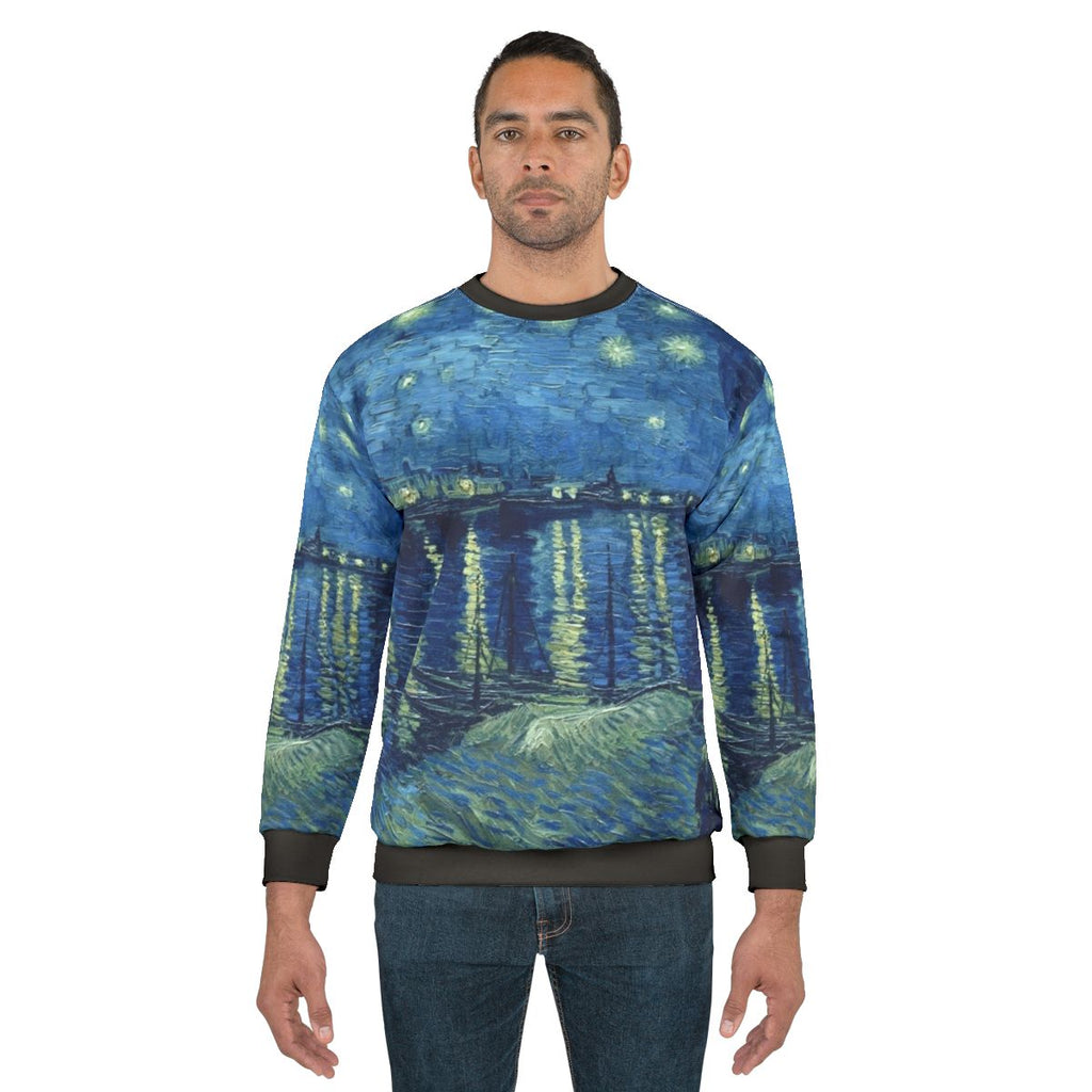 Vincent Van Gogh's Starry Night Over The Rhone Sweatshirt
