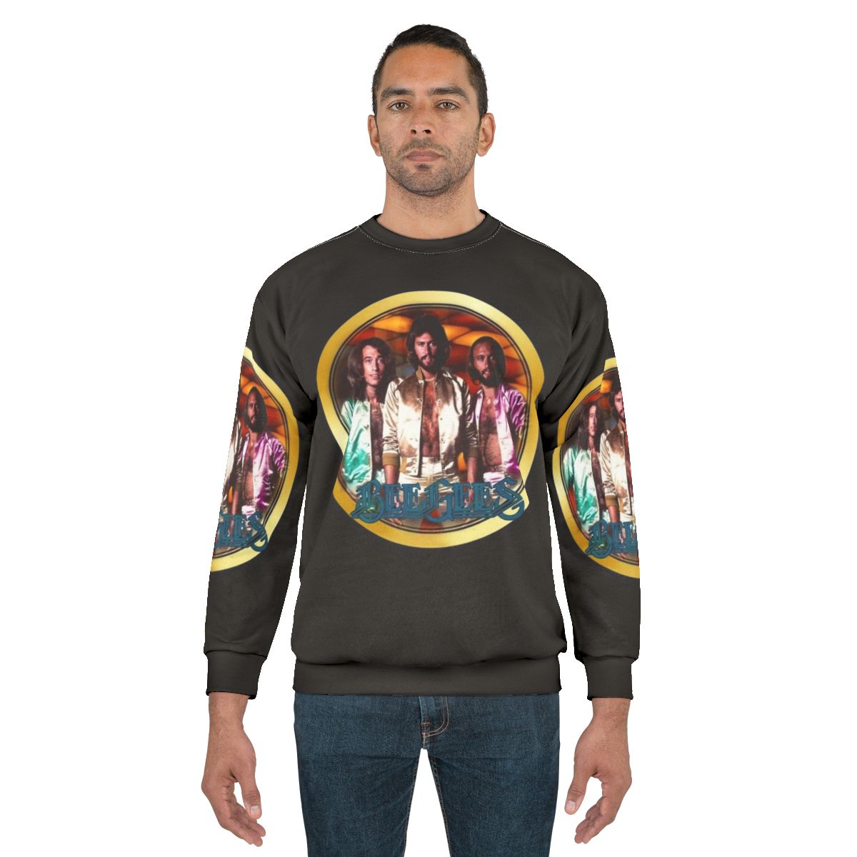 Vintage 1970s Bee Gees custom sweatshirt