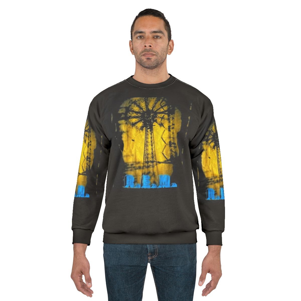 Vintage 90s REM Rock Band Tour Concert Sweatshirt