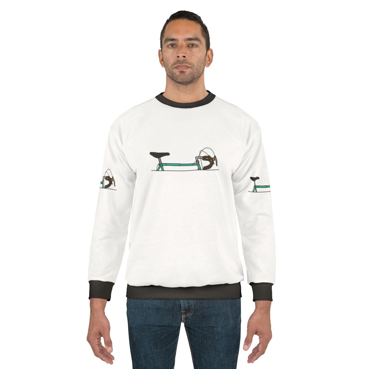 Vintage Celeste Bicycle Sweatshirt