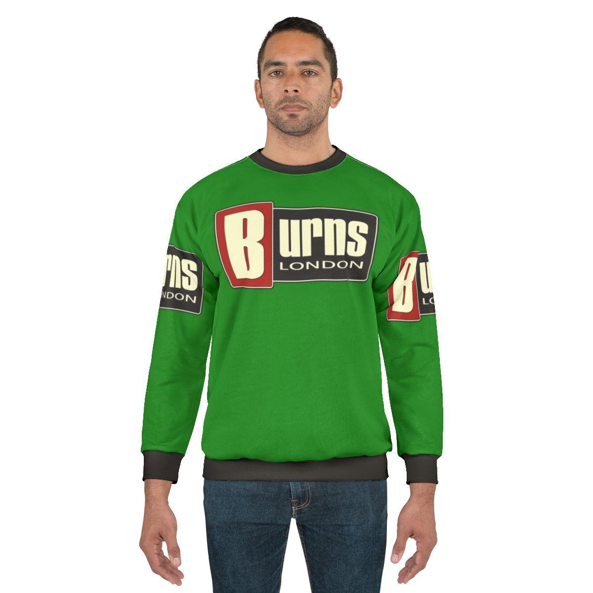Vintage Burns London Sweatshirt for Electric Guitar and Music Lovers