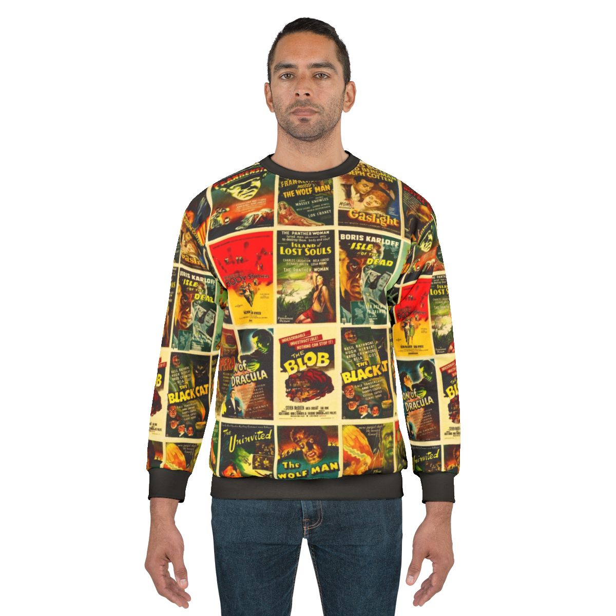 Vintage classic horror movie posters sweatshirt