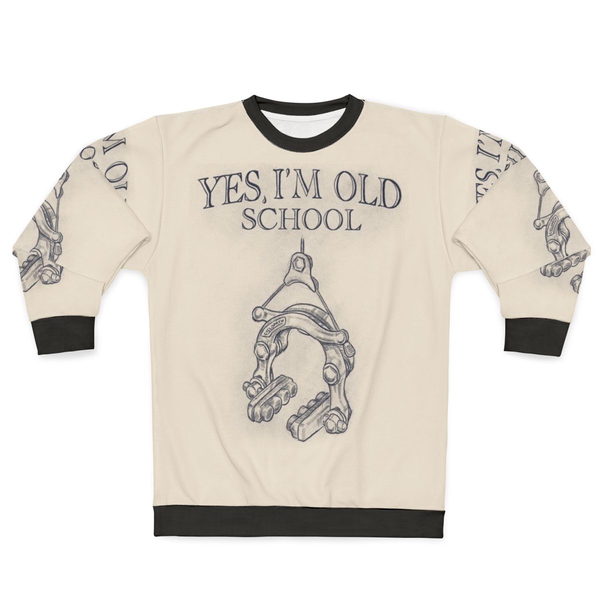 Vintage Cycling Brake Caliper Sweatshirt