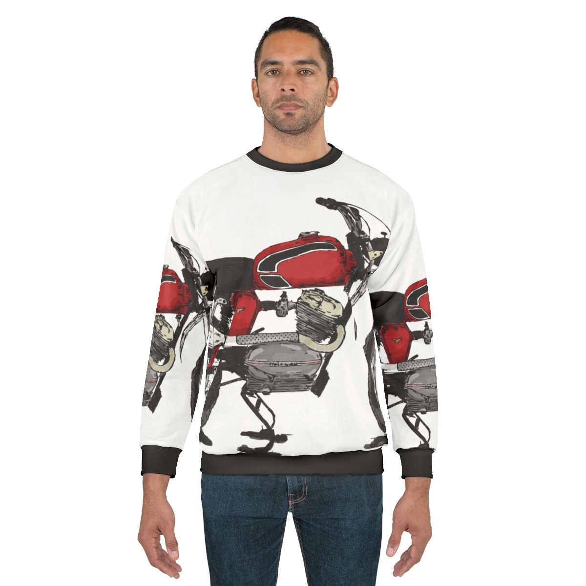 Vintage Motorcycle Scrambler Sweatshirt