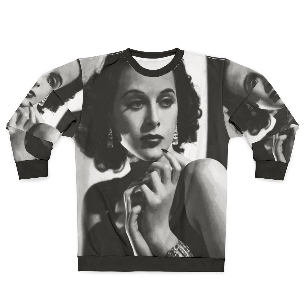 Vintage Hedy Lamarr Oil Painting Sweatshirt