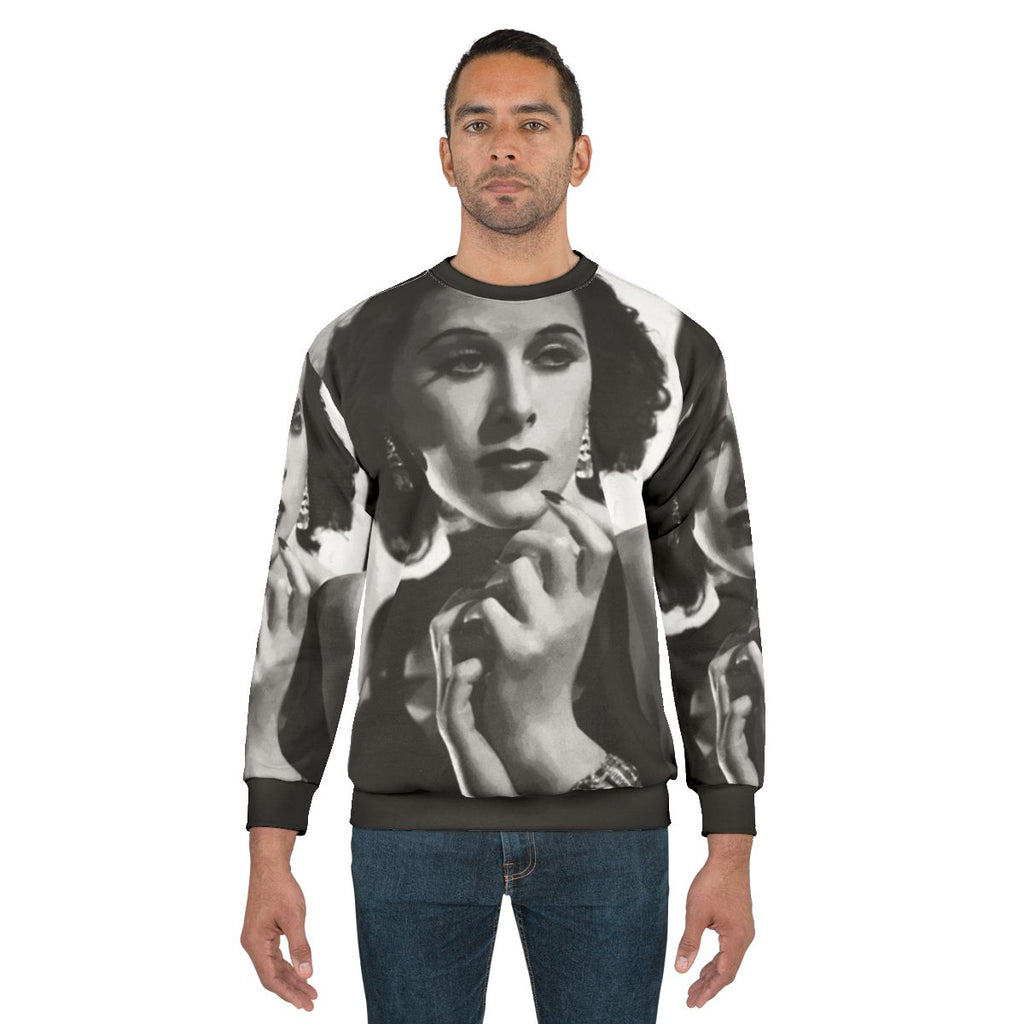 Vintage Hedy Lamarr Oil Painting Sweatshirt