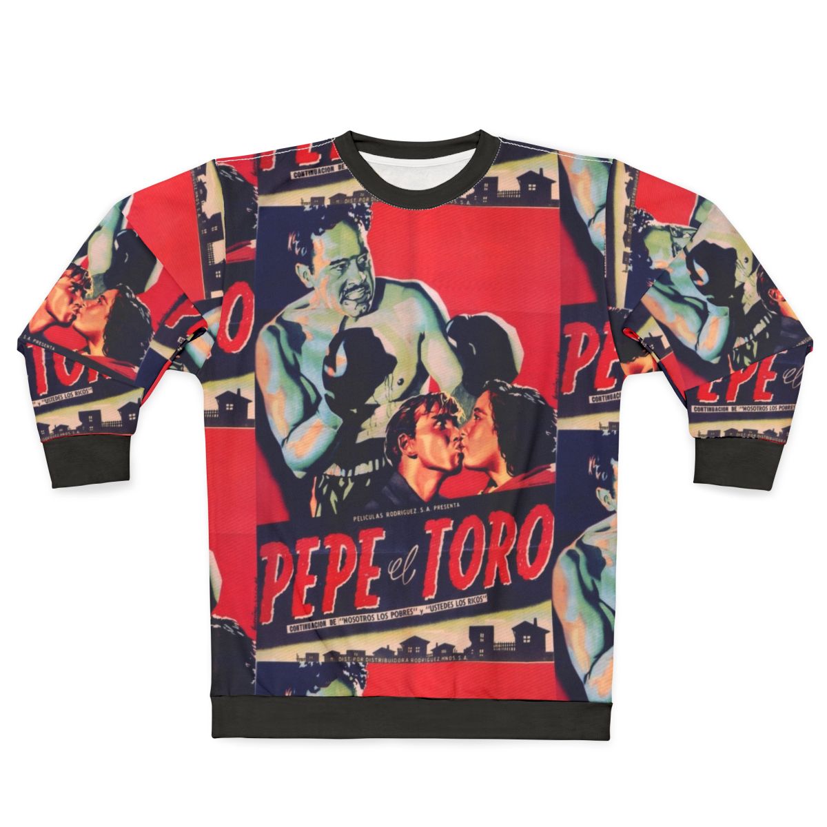 Vintage Mexican Cinema Icons Sweatshirt featuring Pedro Infante and Pepe el Toro