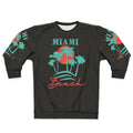 Vintage Miami Beach Retro Distressed Sweatshirt