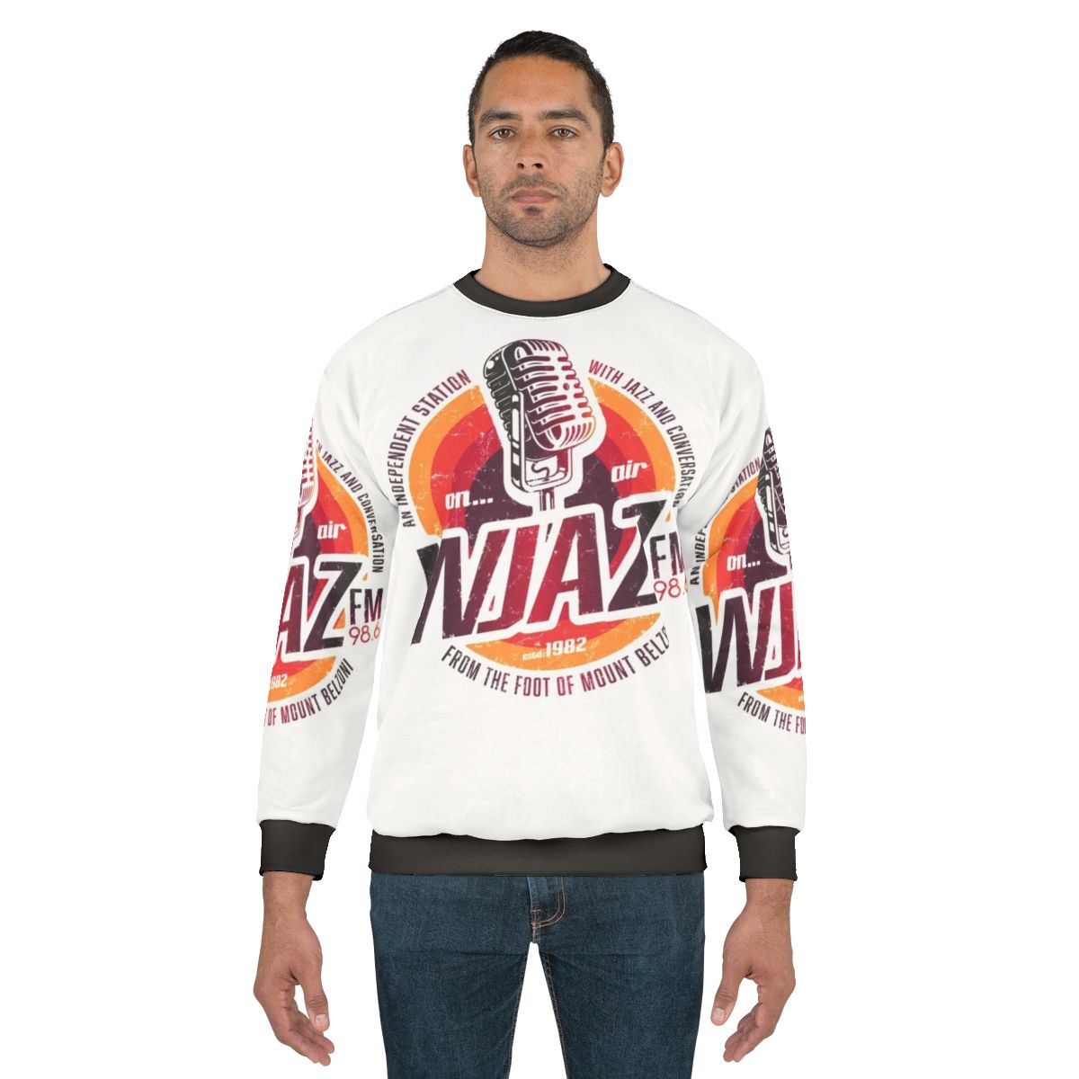 Vintage Radio Design WJAZ Sweatshirt